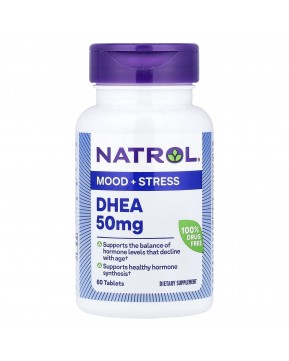 Natrol, ДГЭА (DHEA), 50 мг, 60 таблеток 